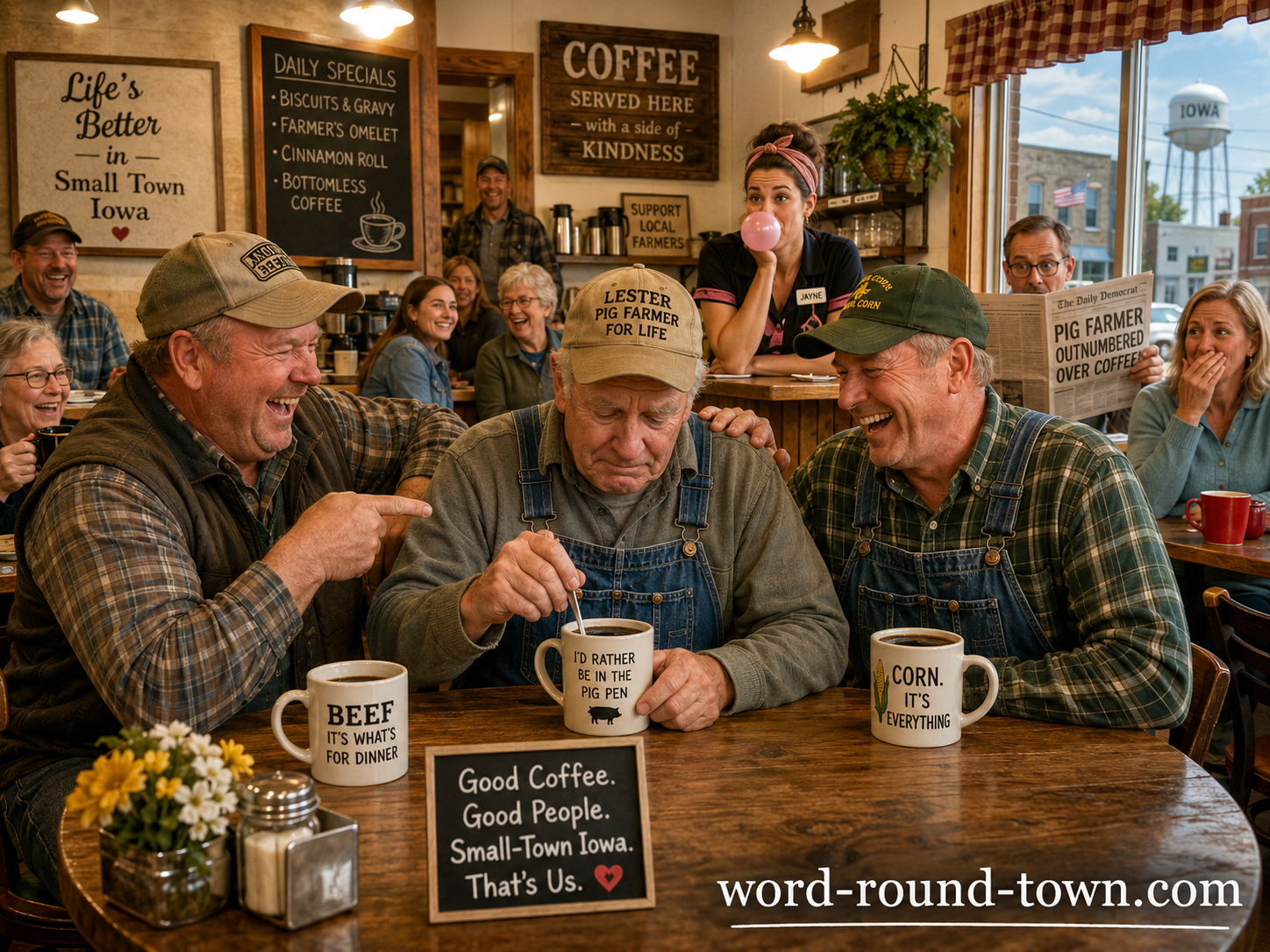 Outnumbered Over Coffee