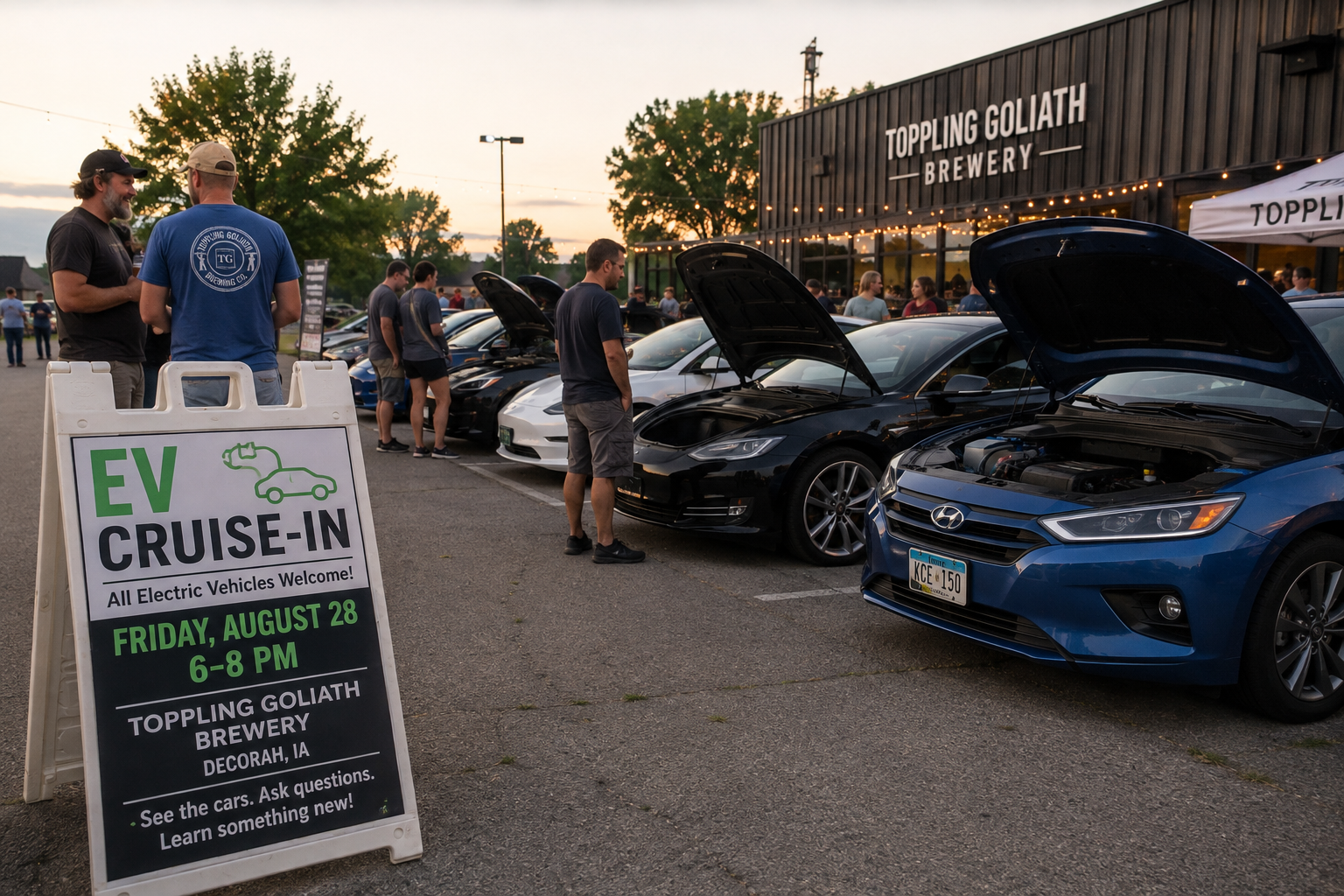 Not Your Grandpa’s Cruise Night: Electric Cars Roll Into Decorah